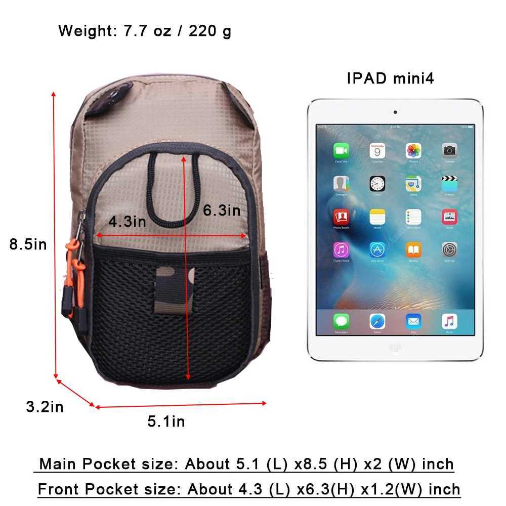 Micro Fly Fishing Chest Pack Lightweight Multiple Pockets Mini Tackle Storage Waist Bag Z250411
