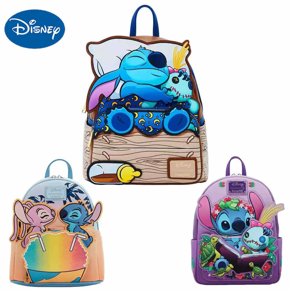 Disney Lilo Stitch Sleep Sewing Mini Rucksack Childrens Backpack Cartoon Character Backpack Childrens Birthday Gift X250412