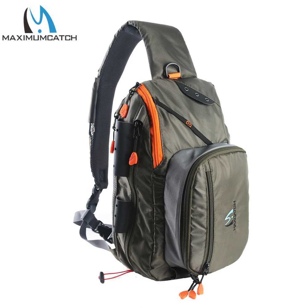 Maxcatch FCO Fishing Sling Back Pack Outdoorsport Fly Fishing Sling Bag With Fly Patch Z250411