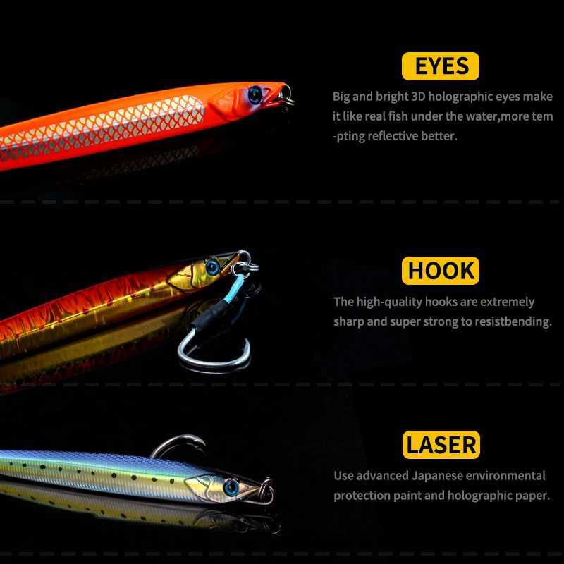 MAGIC WORKS 8.5g/14g Pencil Lure Pike Bait Speed Sinking Pencil Bait Artificial Fishing Bait Bass Lures Z250411