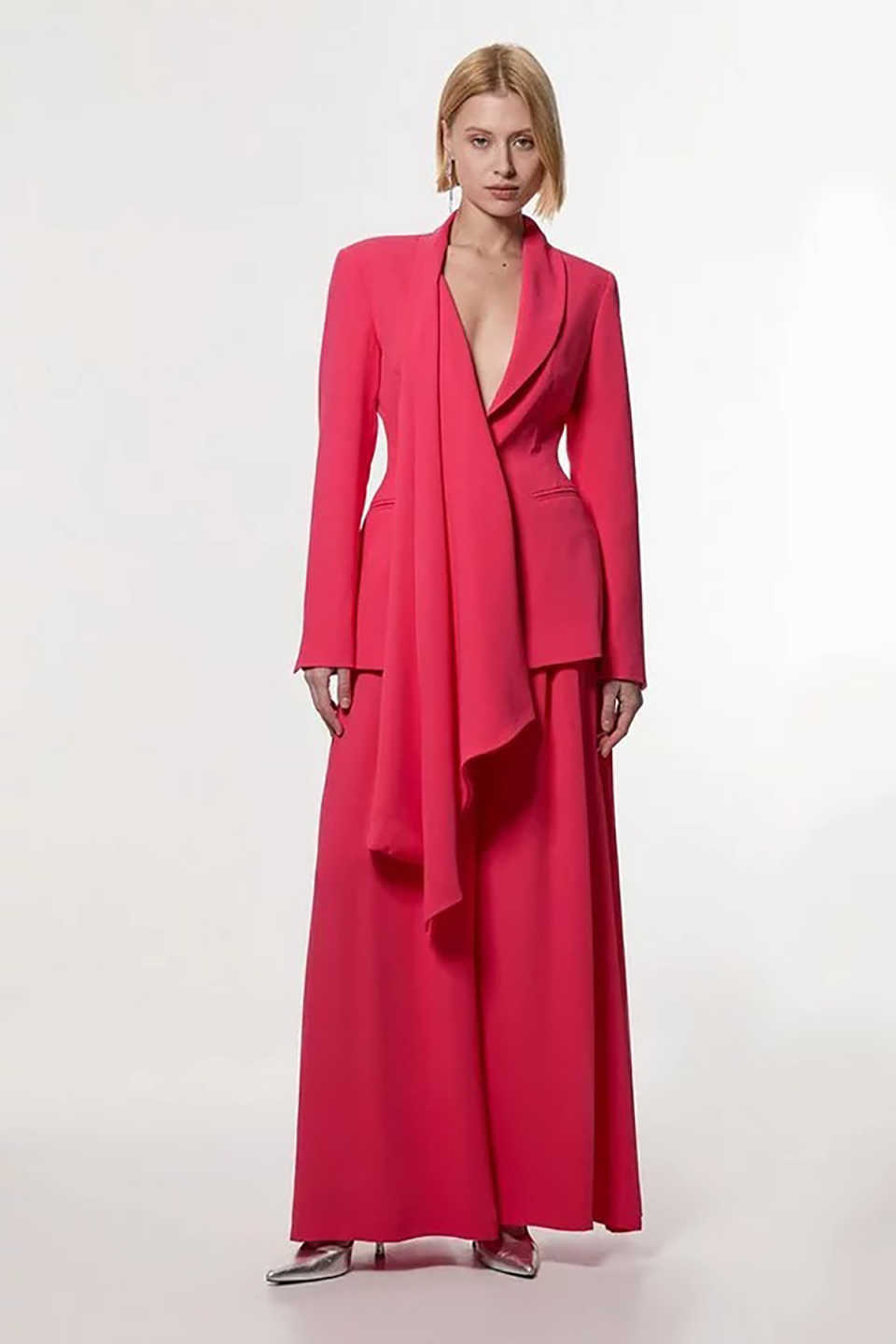 Fashion Women Blazer Suits Ladies Slim Fit Formal Wear Prom Birthday Party Customized Blazer Sets 2 Pieces