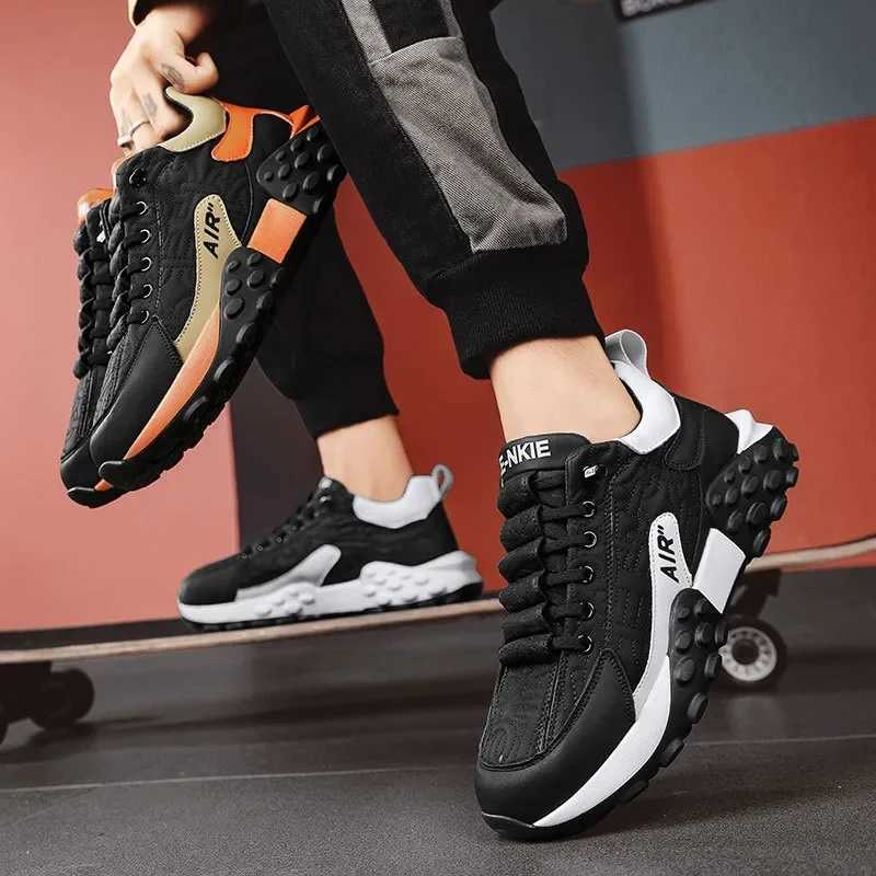 Luxury mens sports shoe designer brand platform running sports shoes tennis shoes bulky and comfortable casual shoes Sapatos Masculinos W250412