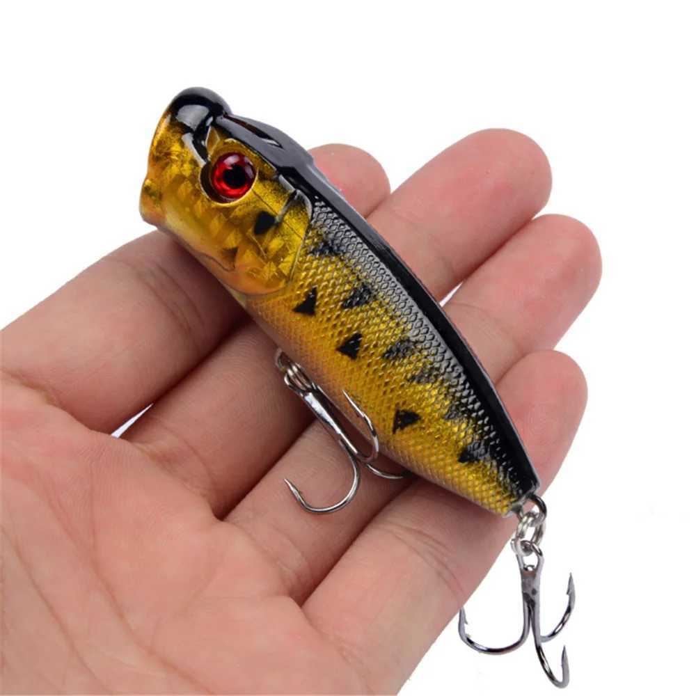 1Pcs Popper Fishing Lures 6.5cm 12g Top Water Hard Isca Artificial Bait Wobblers Crankbait Fake Fish Japan Pike Carp Tackle Z250411