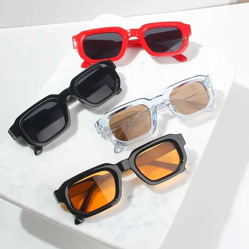 Vintage Oversized Square Sunglasses Women For Men Classic Big Frame Trending Sun Glasses UV400 Brand Designer Eyewear Z250411