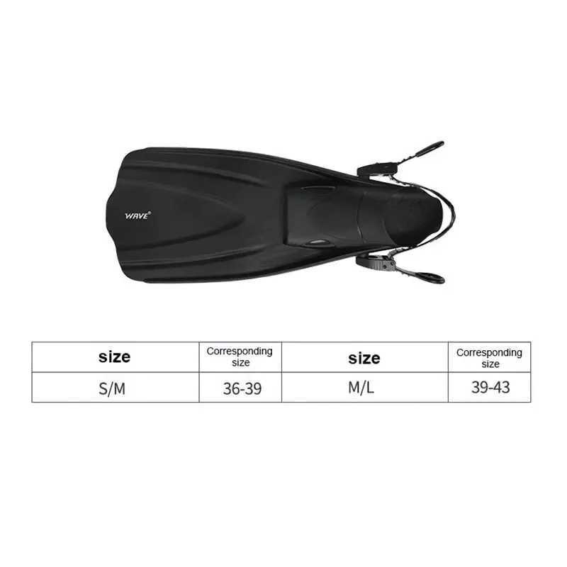 Swimming fins can be adjusted to human fins inflatable feet swimming flip covers diving equipment portable scuba diving and snorkelingY250412