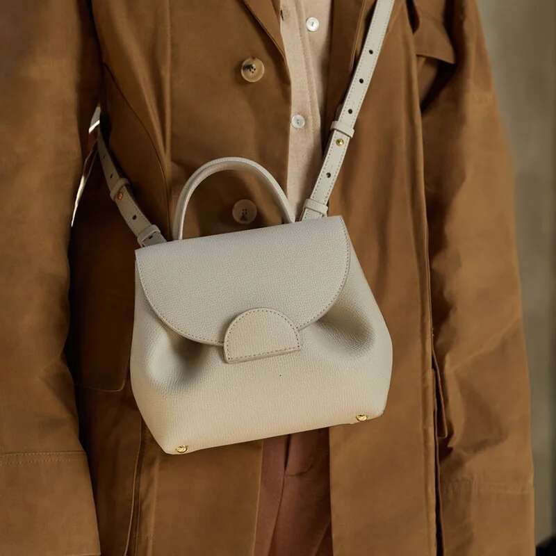 Designer Bag Light Genuine Leather Simple And Fashionable Commuting Versatile Top Layer Cowhide Women's Shoulder Crossbody Bag Handbag