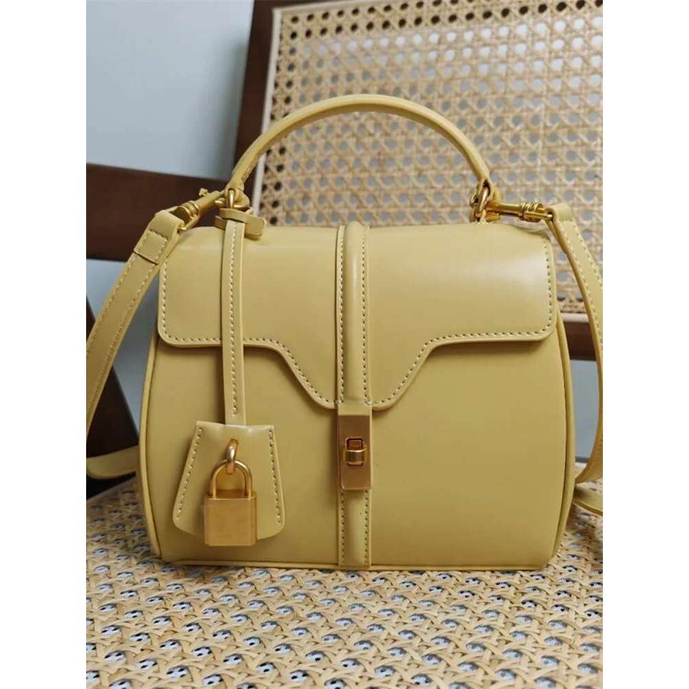 Fashion Women Small Casual Totes Handbag Lock Hasp Flap Bag Ladies High Quality Cow Split Leather Shoulder Bags Pouch
