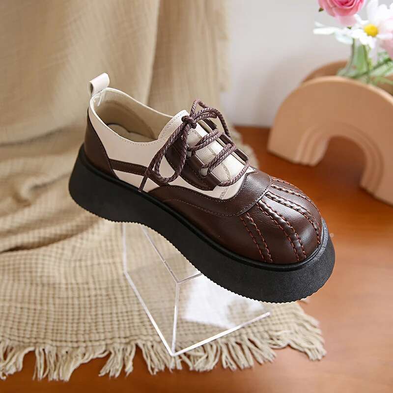 Women's Leathe Slip On Loafers Casual Soft Memory Foam Comfortable Light-Weight Dress Shoes for Lady