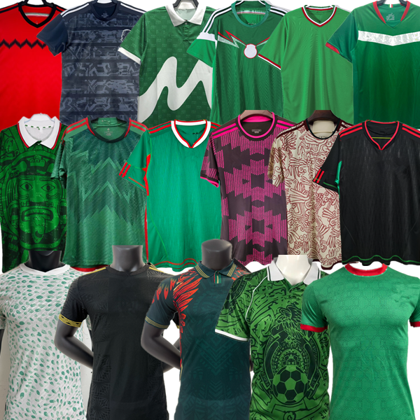 Retro classic Mexico soccer jerseys 1970 1986 1994 1995 1996 1997 1998 1999 2006 2010 2014 BORGETTI HERNANDEZ CAMPOS BLANCO H.SANCHEZ R.Marquez football shirt