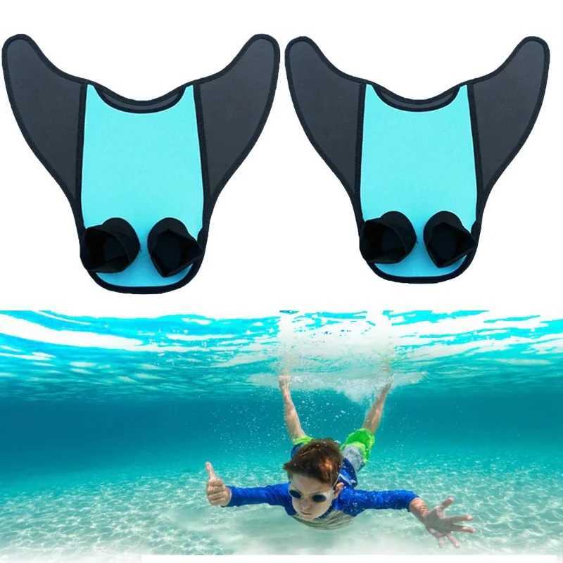 New 1 piece mermaid swimming tail single fin integrated flip cover swimming fin for childrens swimming training finY250412