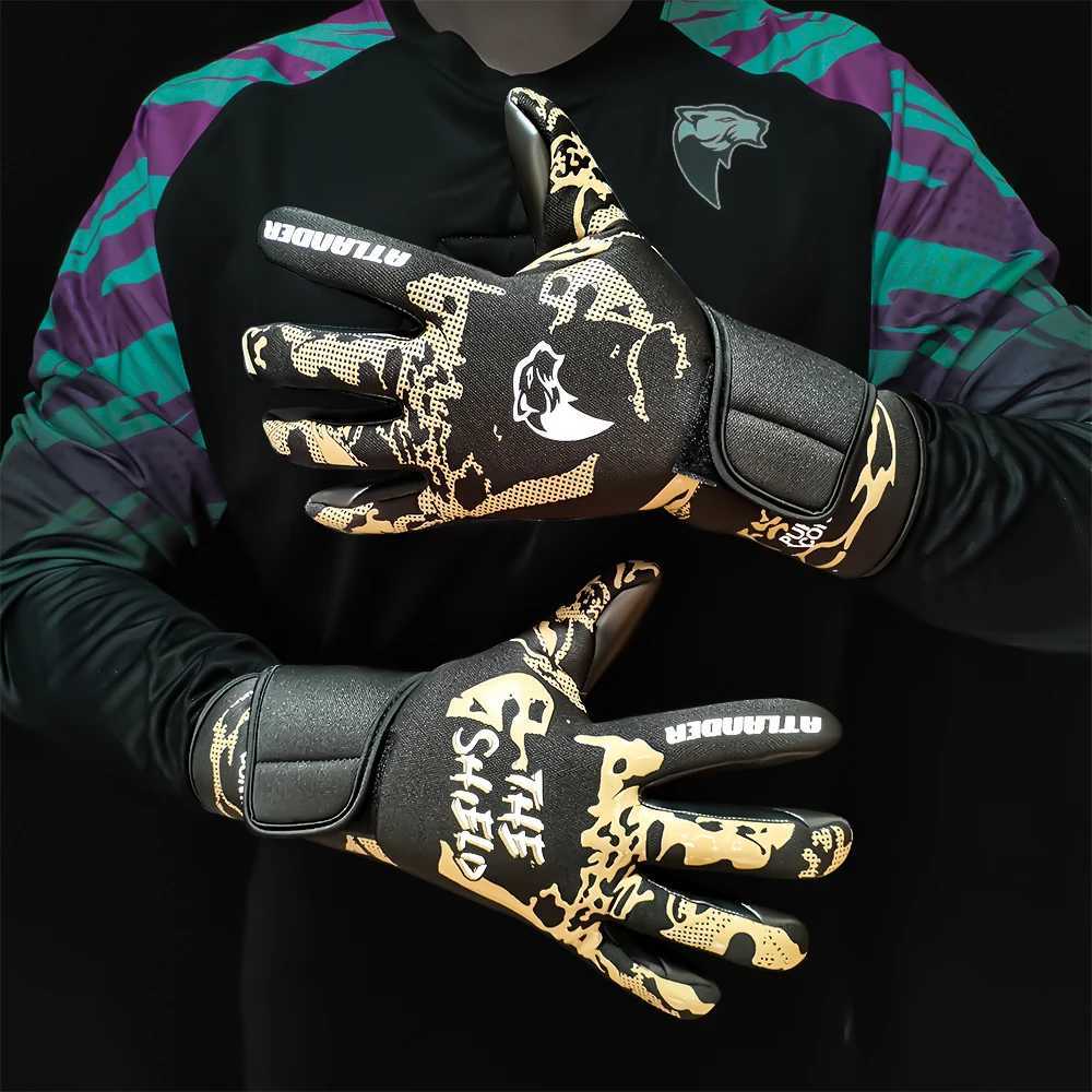 Adult and Childrens Football Goalkeeper Gloves Latex Wear resistant Sports Gloves Professional Match Anti slip Football Goalkeeper GlovesXJ250412