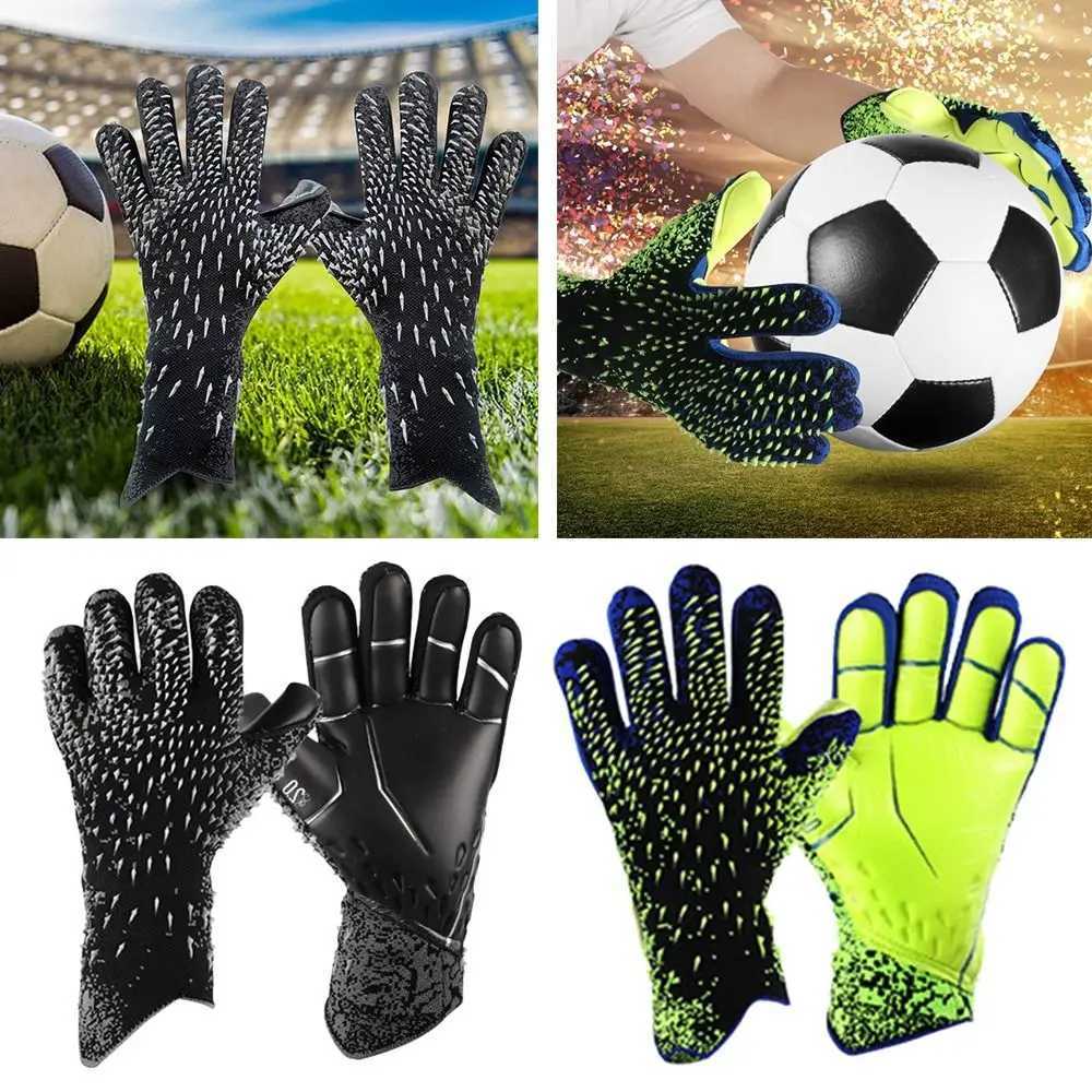 Professional Football Goalkeeper Soccer Gloves Latex Thickened Protection Adults Goalkeeper Soccer Sports Football Goalie GlovesW251112