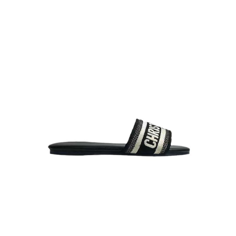 Women's flat beach sandals for summer fashionable small fragrant style flip-flops for women to wear outdoors in summer