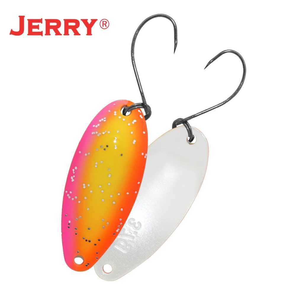 Jerry Serpent Micro Fishing Spoons 25g 37g 45g Brass Wobbler Lake Area Trout Chub Perch Metal Lures Baubles Z250411
