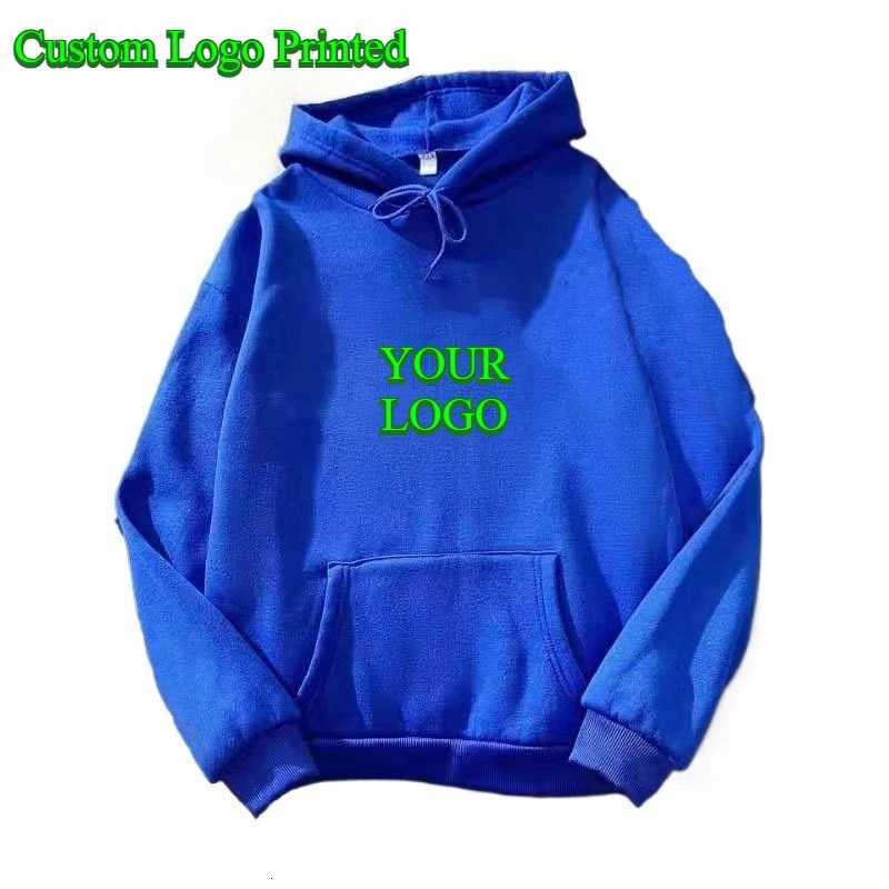 POD customization Printed Customized Hoodies Fleece Sweater Jacket For Men Women Spring Autumn Large Size Loose Pullover Clothes WholesaleT251112