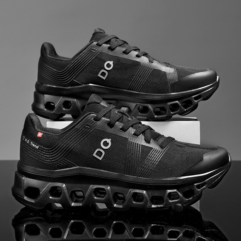 Sports shoes men casual shoes fashion trendy thick soled breathable mesh sports shoes plus size running men shoes