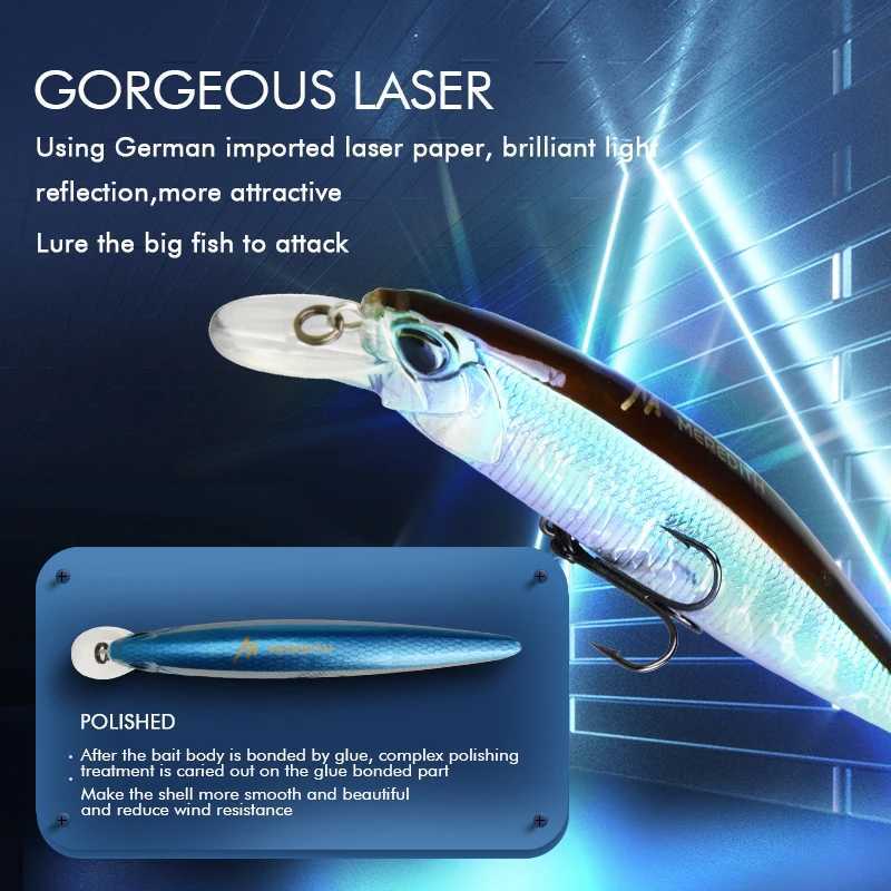 MEREDITH JERK MINNOW 100F 14g Floating Wobbler Fishing Lure 24Color Minnow Lure Hard Bait Quality Professional Depth0.8-1.0m Z250411