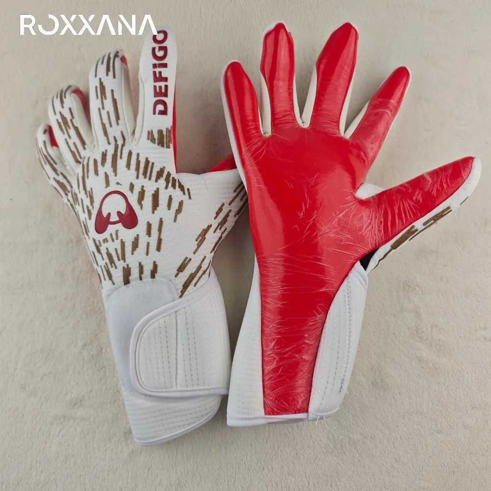 ROXXANA Durable Latex Grip Anti-Slip Protective Professional Goalkeeper Gloves High-Performance Soccer Game Adult Training MatcW251112