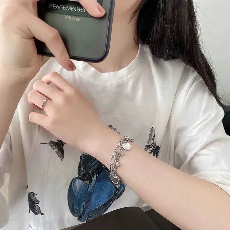 Bohemian Bracelets for Women Fashion Multilayer Beaded Chain Bracelets Set Charm Bracelet Bangles Jewelry PunkC250411