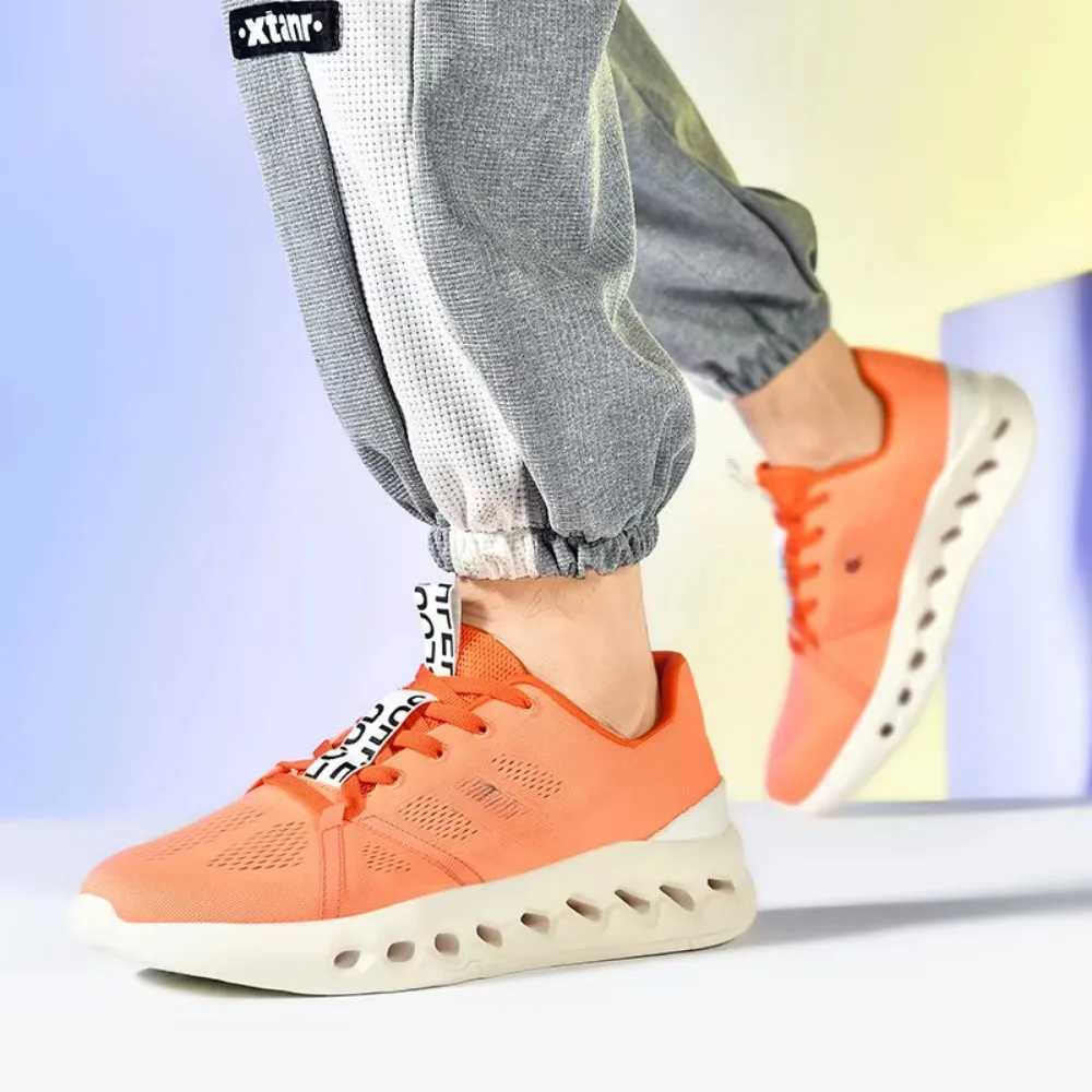2025 New Fashion Cushio Running Shoes Mens Lightweight Casual Shoes Non-slip Wear Sports Shoes Breathable Mesh Cloth Shoes Z250411