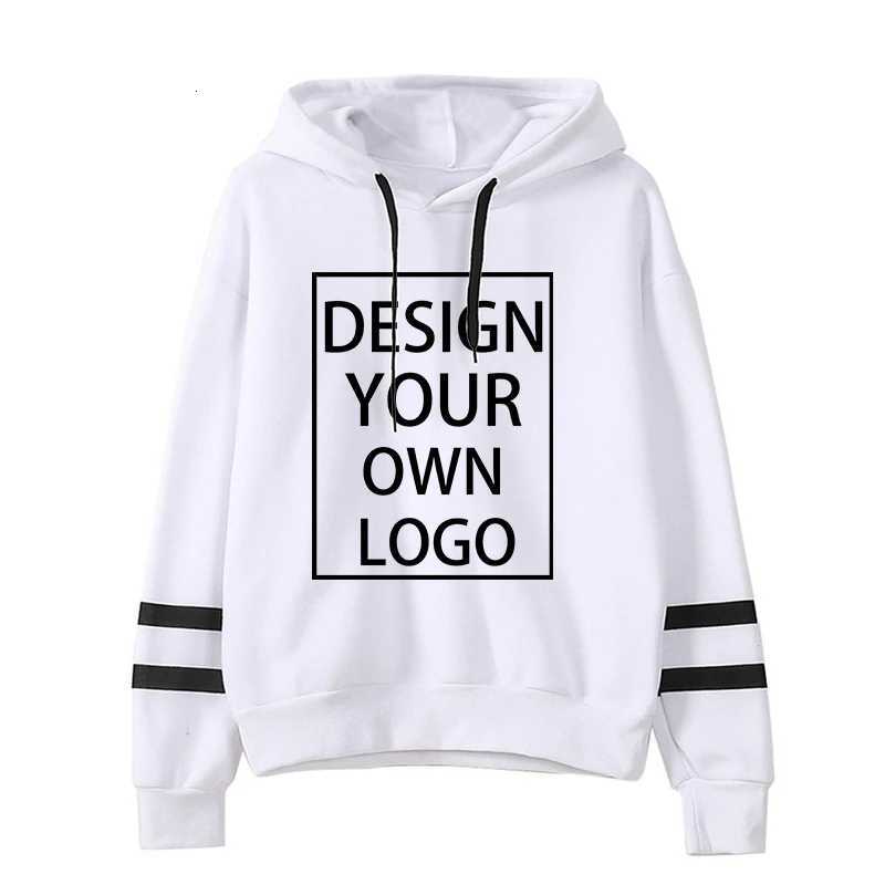 POD customization Customized Hoodies Autumn Winter Women Hoodie Streetwear Pullover Long Sleeve HoodiesT251112