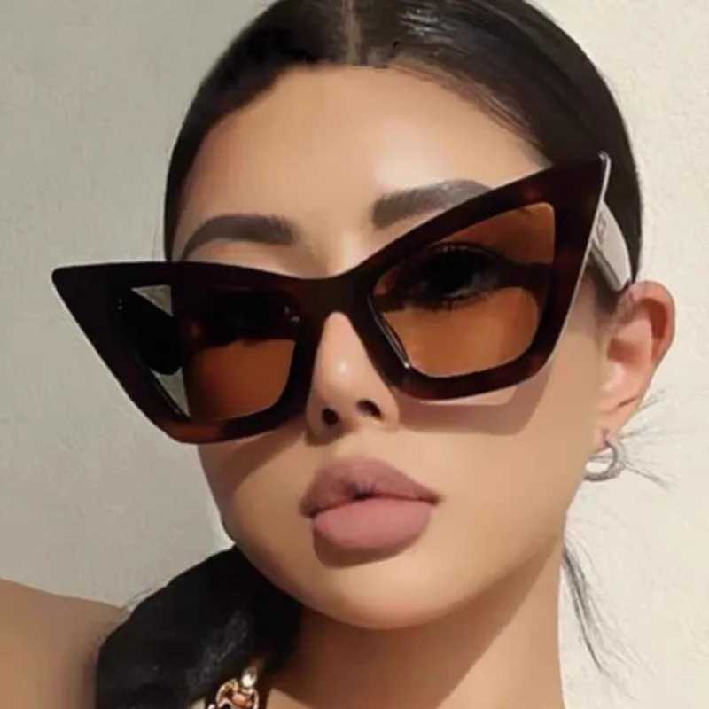 Big Frame Vintage Square Sunglasses Women Men Cat Eye Sun Glasses Eye Glasses Goggle Square Male Female Rectangle Sunglasses Z250411