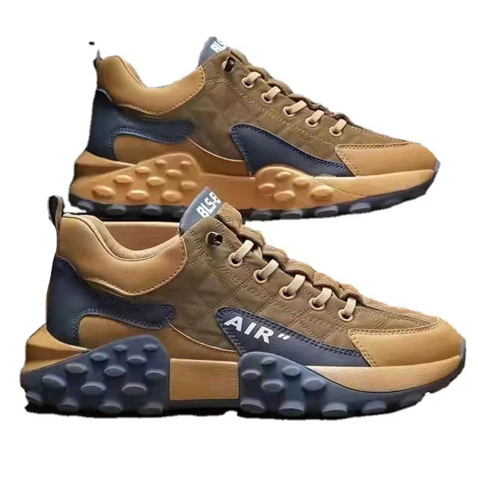 Mens sports walking shoes are comfortable daily walking exercise shoes suitable for students to walk and run W250412