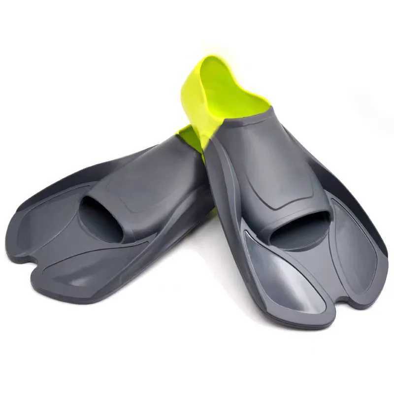 Adult professional flip diving inflatable flip frog shoes childrens training swimming equipment free diving short finsY250412