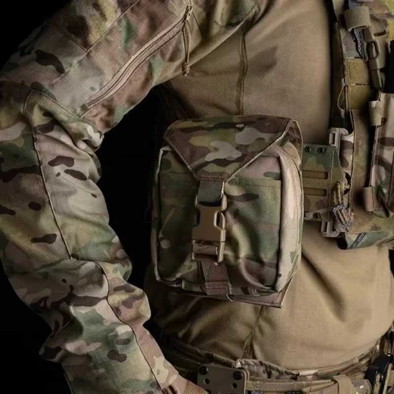Tactical Hunting Bag Magazine Camping Pouch Hiking Waist Shooting Molle System Paintball Accessories Outdoor Sports Equipment Z250411