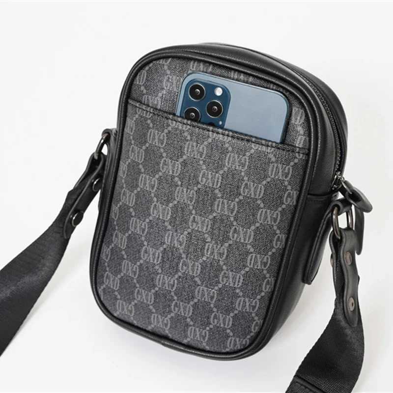 Luxury Leather Mens Crossbody Bags Multi-function Shoulder Bag Men Messenger Bag Small Camera Bag Travel Phone Bag HandbagsT2511112