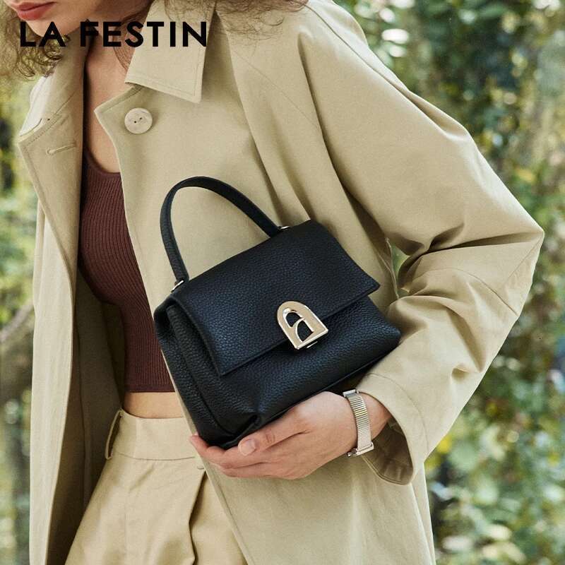 LA FESTIN Original Women's Handbag For Women 2024 New Trend Designer Shoulder Crossbody Bags Square Bag