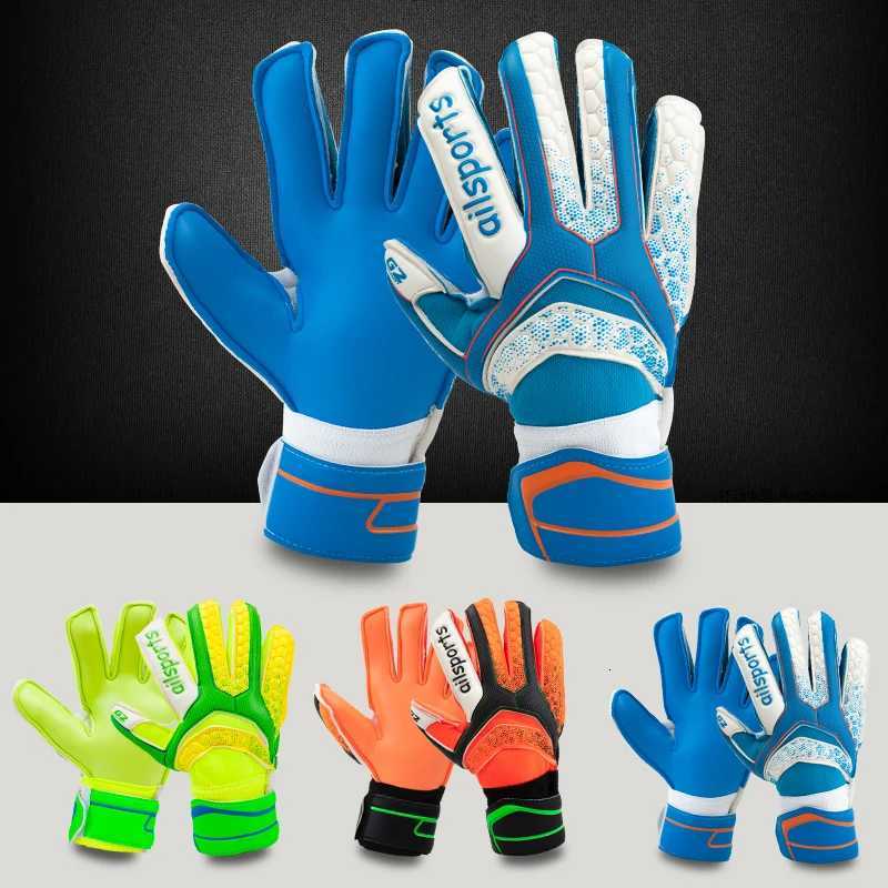 5-10 Professional Goalkeeper Gloves Finger Protection Thickened Latex Soccer Goalie Gloves kids Football Goalkeeper GlovesW251112