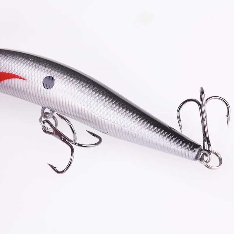 1 Pc Floating Fishing Lure 10cm 8g 3D Eyes Minnow Wobblers Tackle Aritificial Laser Plastic Hard Bait Bass Crankbaits Pesca Z250411