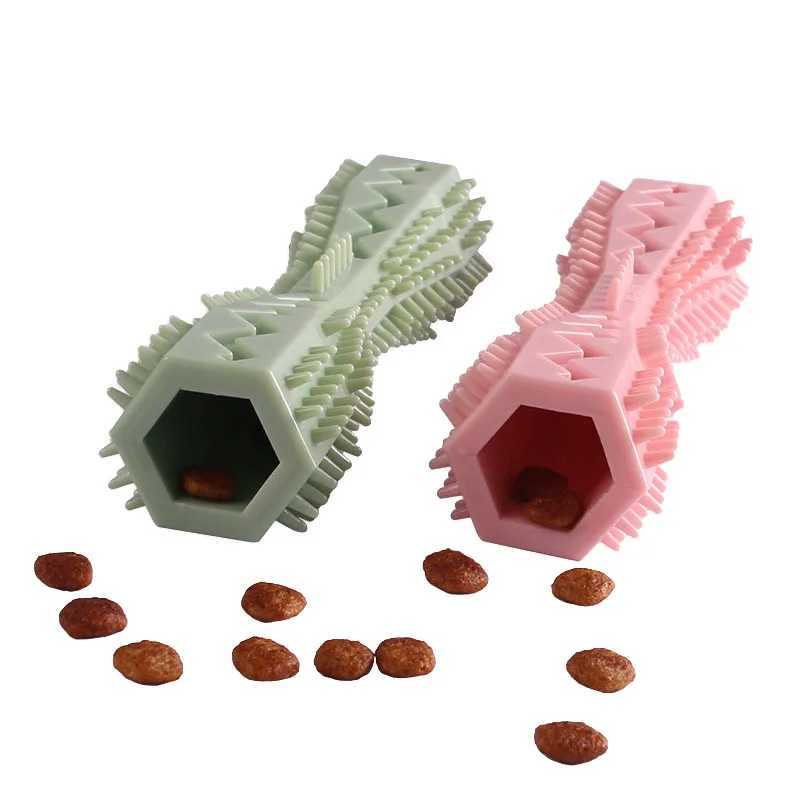 High Quality Dog durable dog chew toy stick soft rubber teeth cleaning point massage pad toothbrush plush pet supplies T2504012