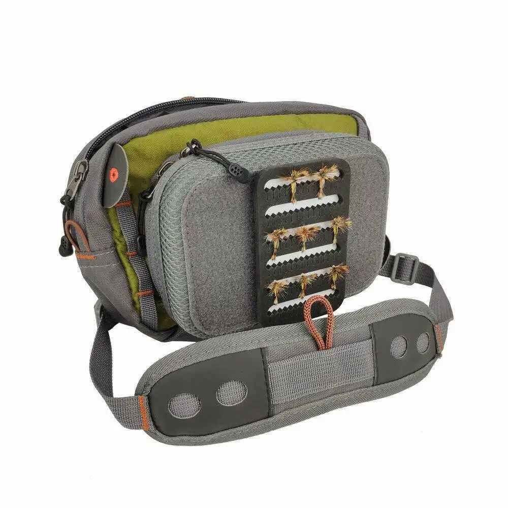 Aventik Fly Fishing Bag Fishing Chest Bag Ultra Light Multiple Pockets Fishing Tool Accessory Bag Z250411