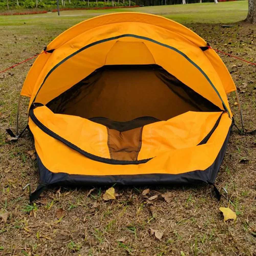 2026 new 1 set of practical outdoor well ventilated ultra lightweight packaging tent Sing Person Cam tentXJ250411 free shipping