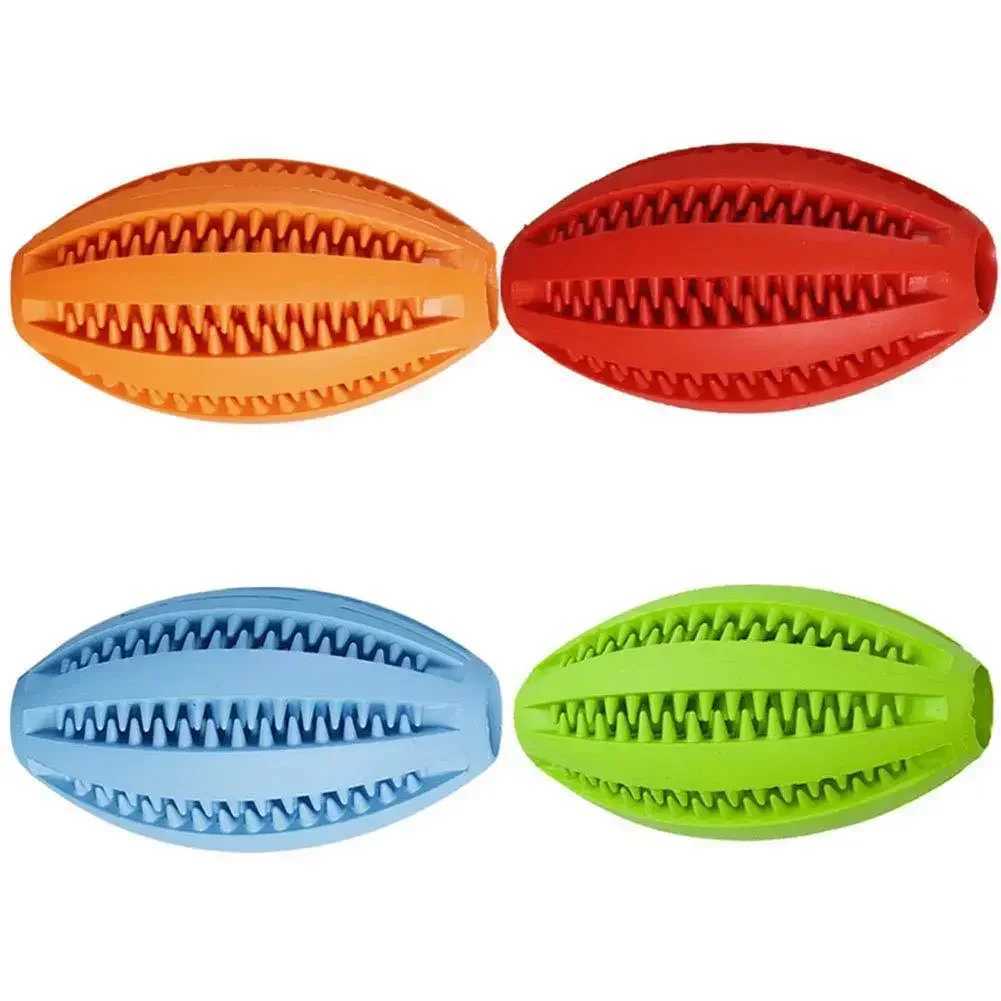 Pet Dog Chewing Toy Teeth Cleaning Snack Ball Pet Dog Toy Ball Natural Rubber Super Hard Interactive Bouncing Pet Supplies Z250412