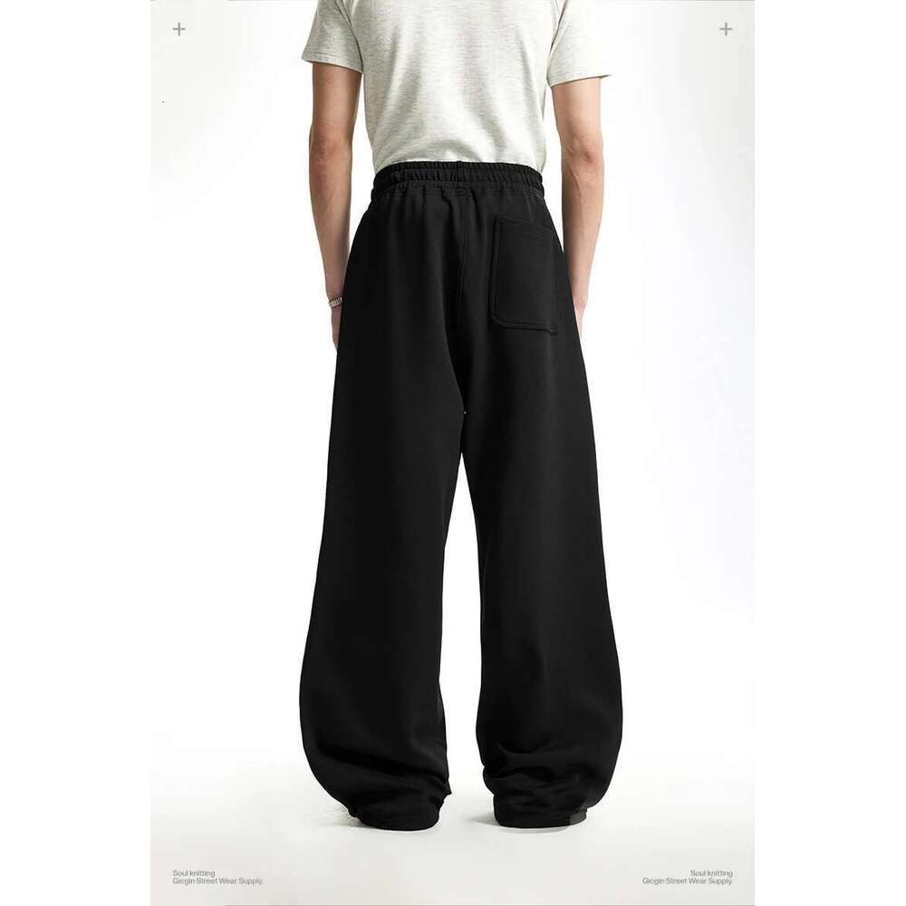 Smart Temperature Control Curved Pants For Men Streetwear 3D Cut Casual Trousers
