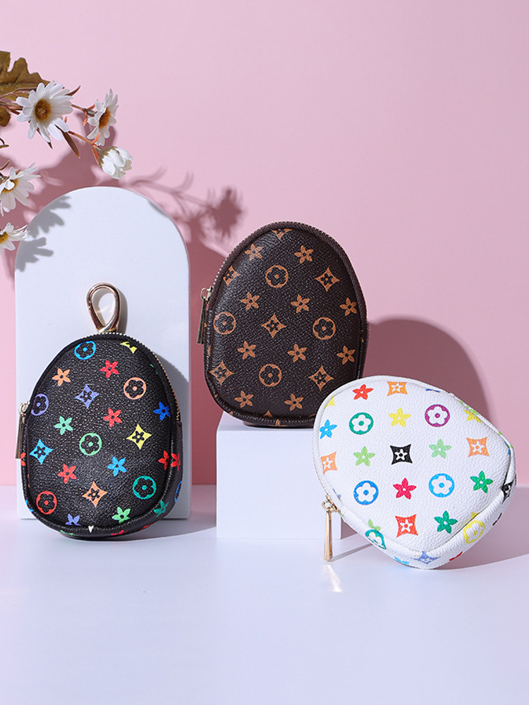 Women's New Mini Compact Multi-Functional Car Key Pouch 2-in-1 Card Holder Coin Purse Storage Bag