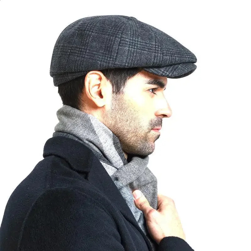 Oohmy Men Classic sboy Gatsby Hat for Small Head and Big Head Oversize Plus Size Blend Wool Vintage Flat Ivy Cabbie Cap Gifts 250403