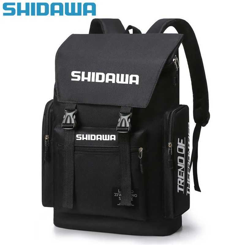 Trend Outdoor Waterproof Fishing Backpack Outdoor Multi-function Hiking Camping Bag Mens Womens Travel Large-capacity Backpack Z250411