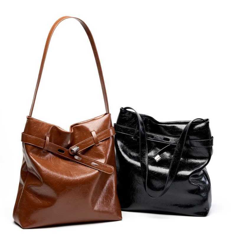 2024 Real Leather Woman Tote Bag Shoulder Crossbady Bag Underarm Bag LuxuryC250412