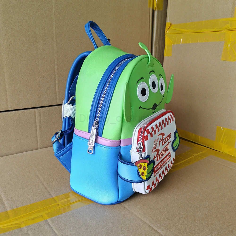 Disney Real Disney Lounge Toy Story Alien Cartoon Summer Travel Backpack Girlfriend Birthday Gift X2504121