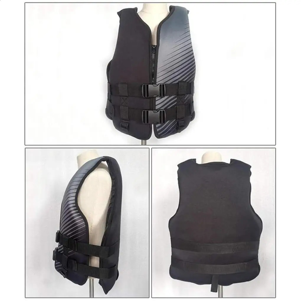 Lifejacket Neoprene Life Jacket Water Sport Buoyancy Jacket Life Vest Swimming Boating Skiing Driving Vest Drifting 250411