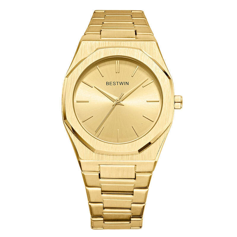Men's Brand Waterproof Quartz New Wholesale Export Hot-Selling Watch Butterfly Double Push Button