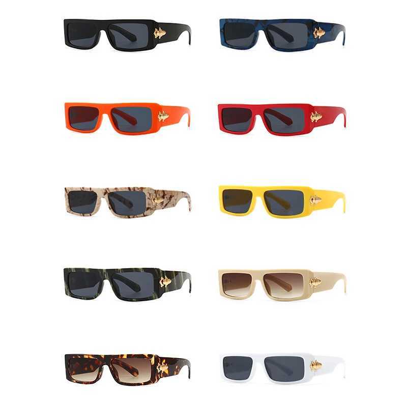 Fashion Vintage Rectangle Sunglasses Women Men Luxury Brand Designer Small Frame Flat Top Gradient Sun Glasses For Female UV400 Z250411