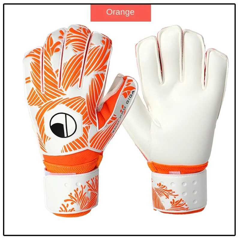 New Professional Football Goalkeeper Gloves Thick Latex Football Goalkeeper Gloves Finger Protector Adult Size 8 9 10XJ250412