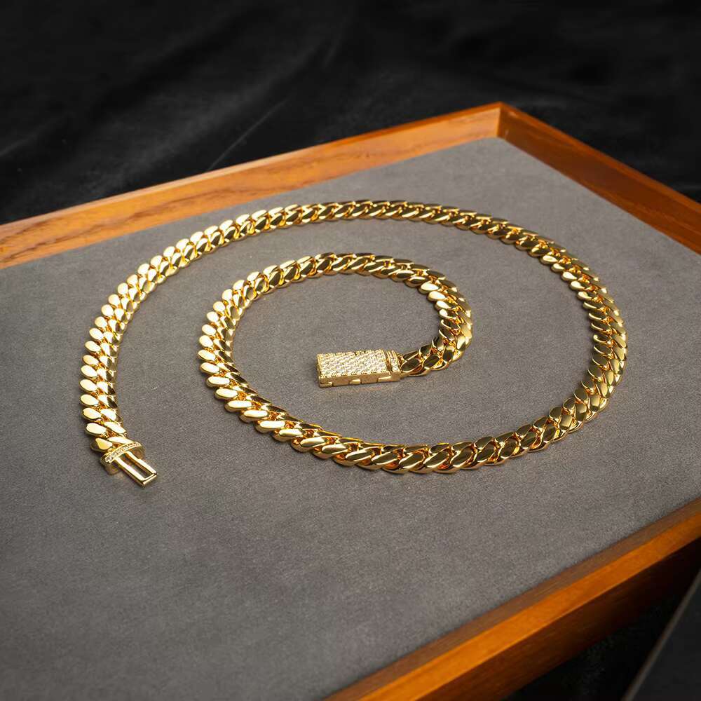 Gold 20mm Miami Cuban Chain Necklace