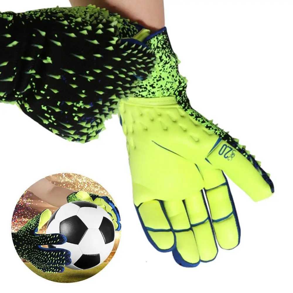 Professional Football Goalkeeper Soccer Gloves Latex Thickened Protection Adults Goalkeeper Soccer Sports Football Goalie GlovesW251112