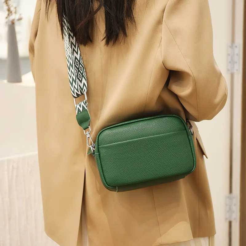 Genuine Leather Handbag For Women Crossbody Bag Cowhide Fashion Shopping Daily Casual Zipper Female Shoulder Bag to Lady giftT2511112